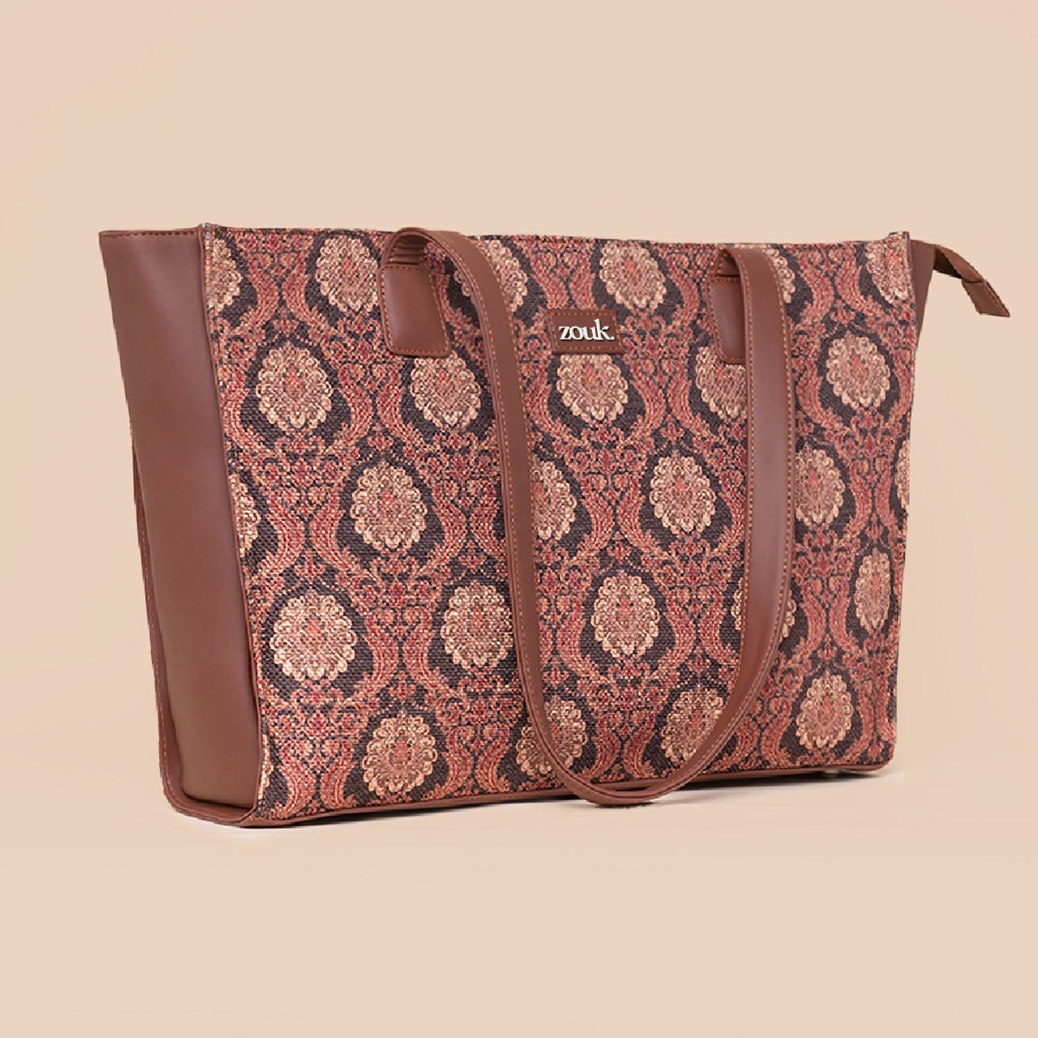 Jodhpur Damask Office Tote Bag