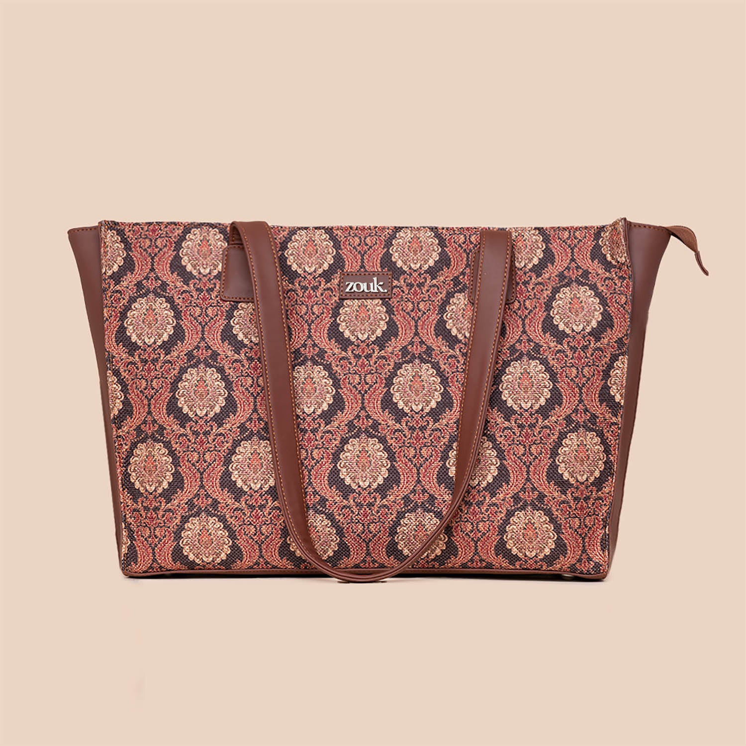 Jodhpur Damask Office Tote Bag