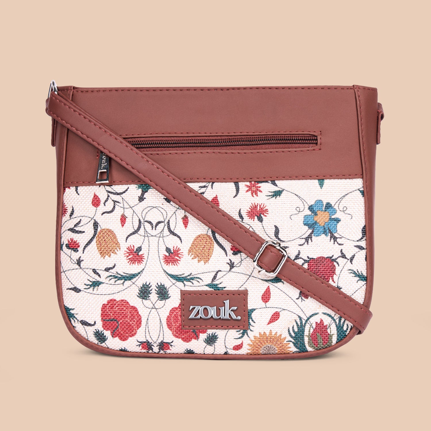 Junagarh Florals U-Shaped Sling Bag