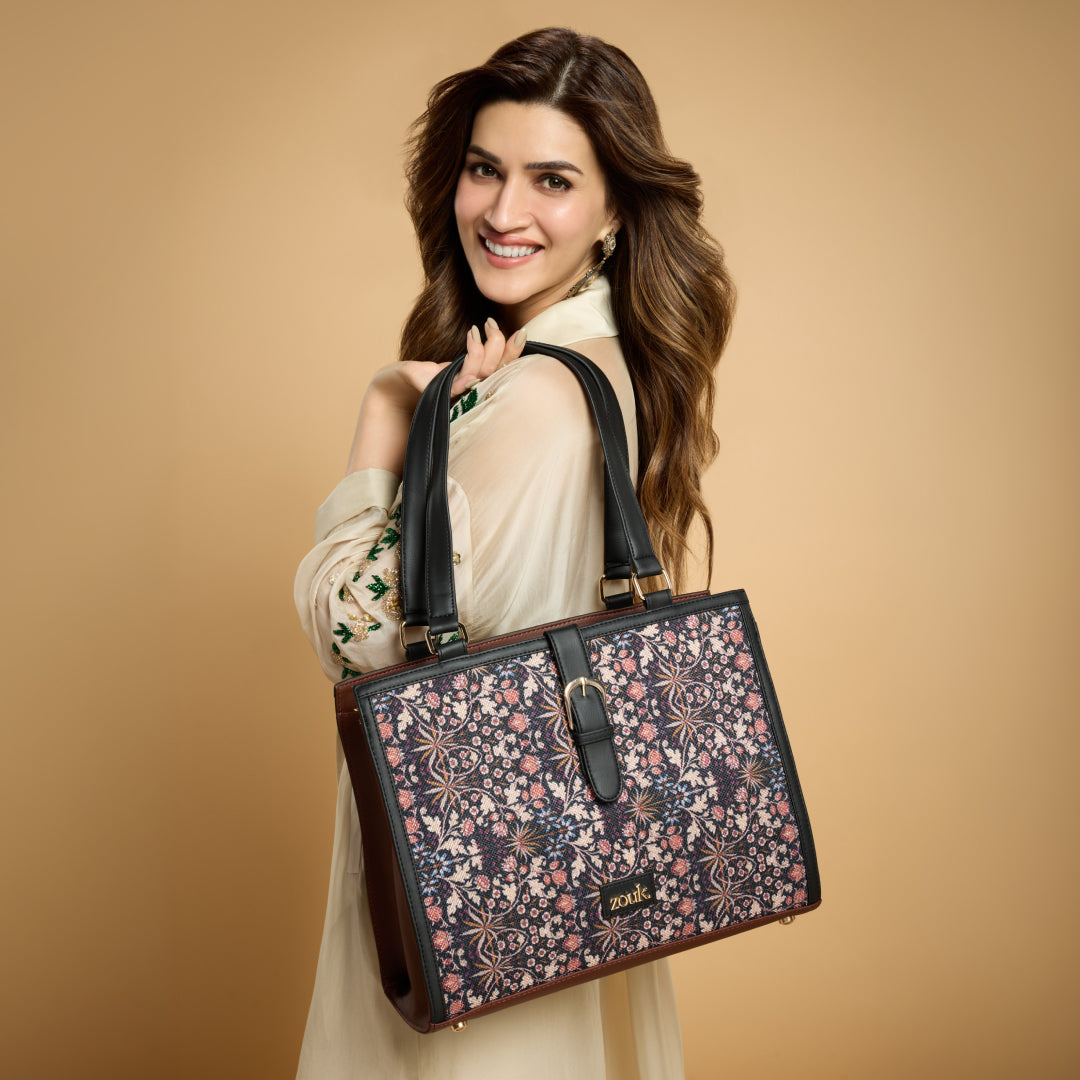 Rhea Kapoor Office Bag - Kashmir Blooms