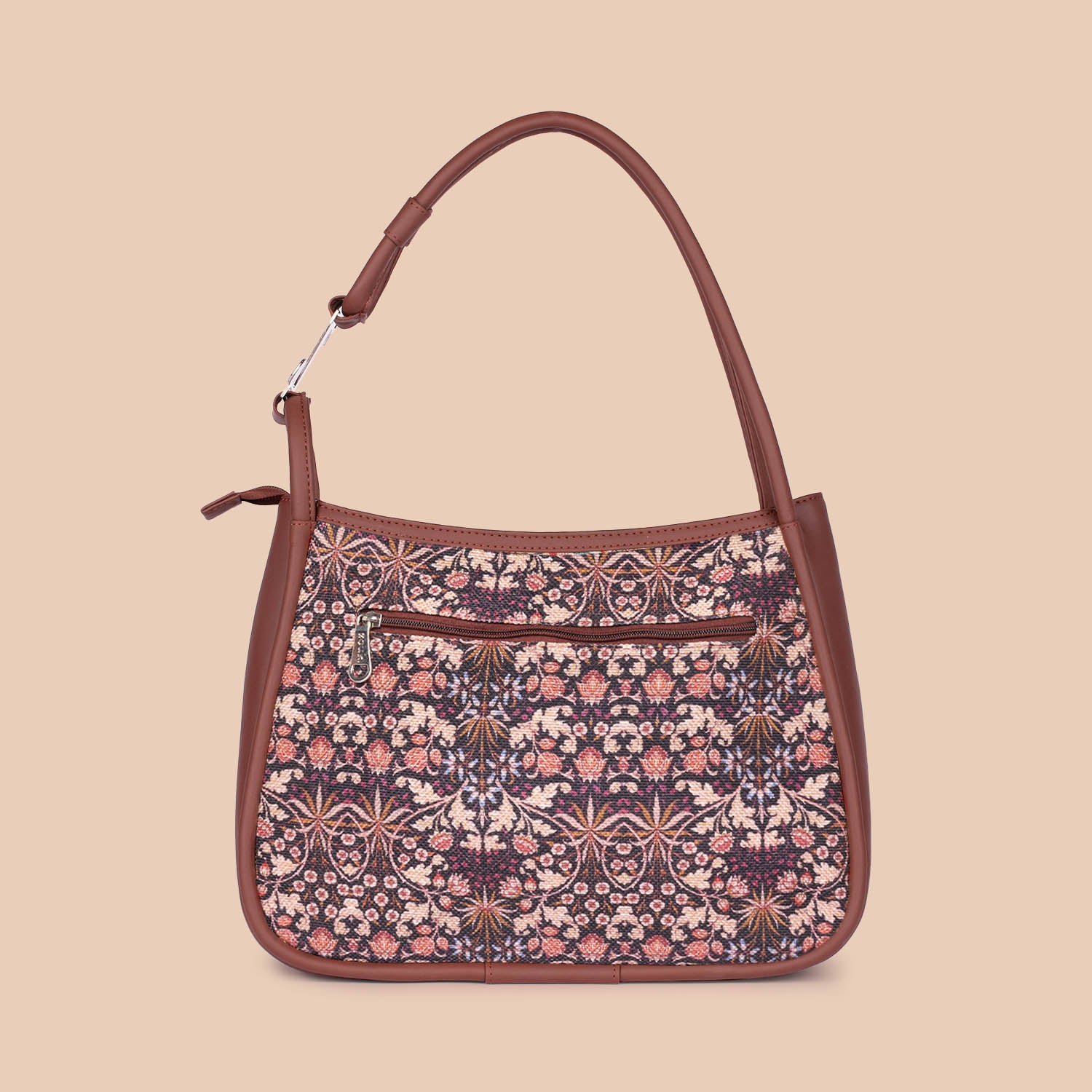 Kashmir Blooms Sleek Shoulder Bag