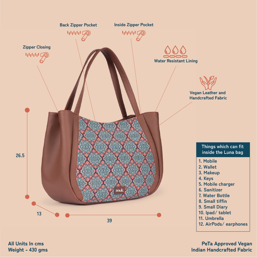 Kolkata Nouveau Luna Handbag