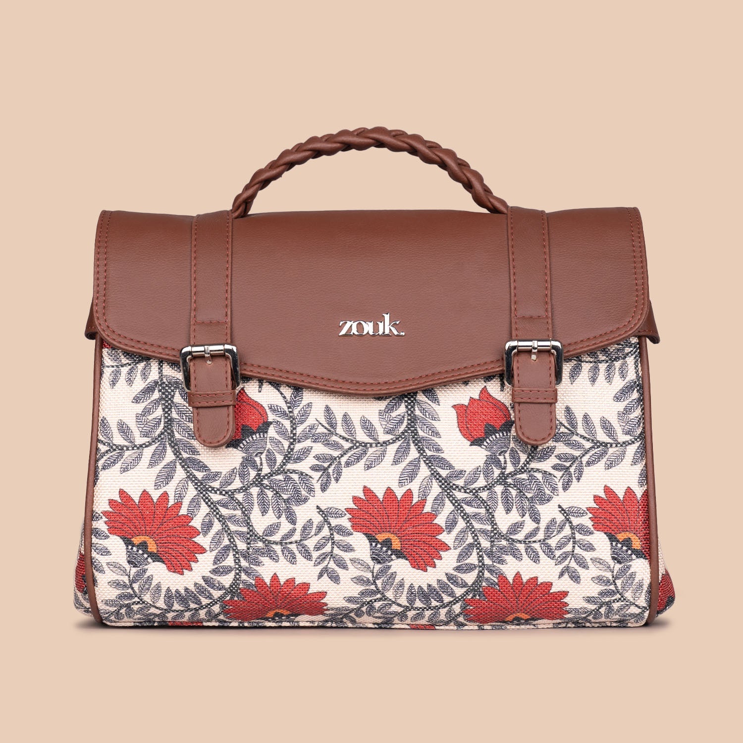 Konkona Heritage Satchel Bag - Nawabi Couture