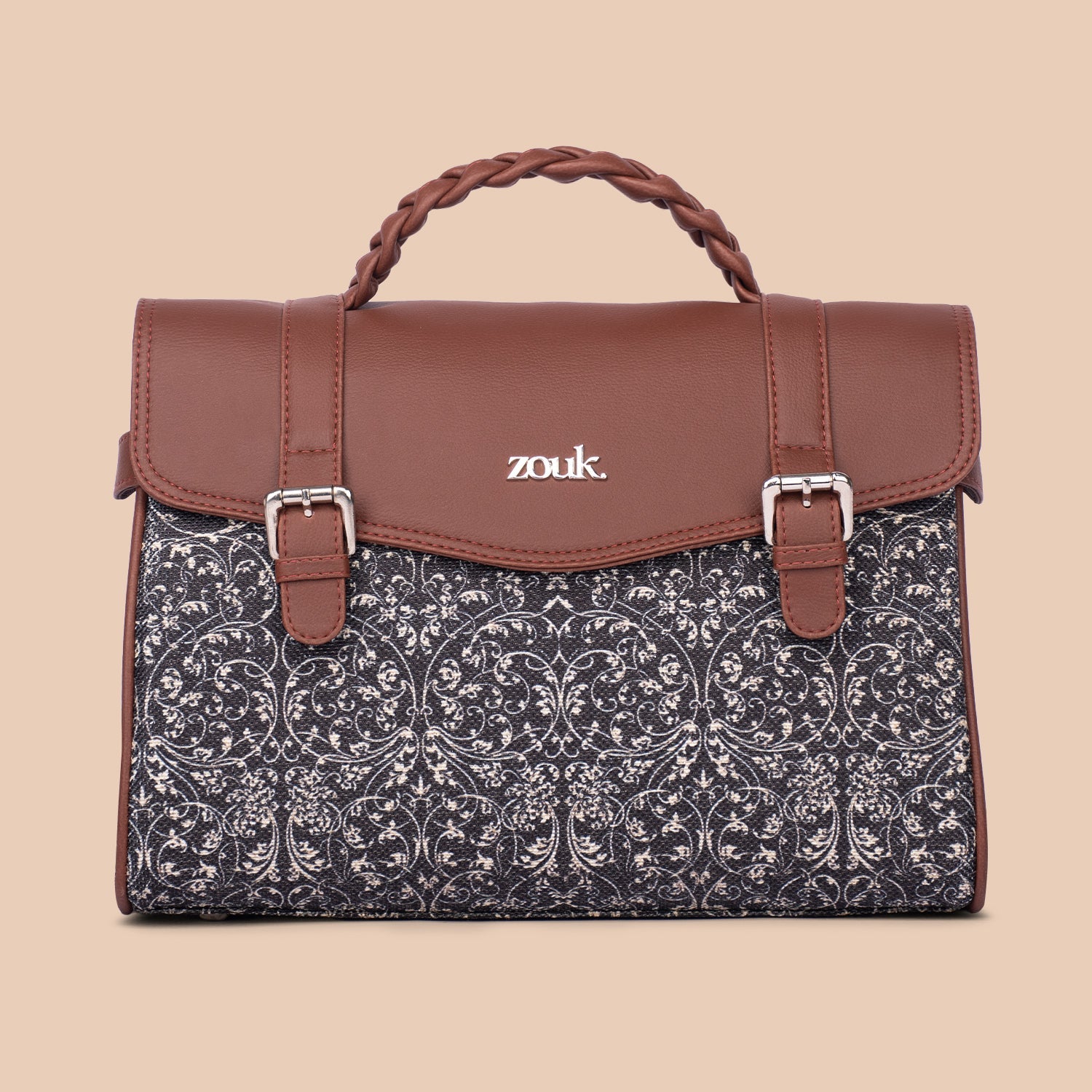 Konkona Heritage Satchel Bag - Lattice Lace