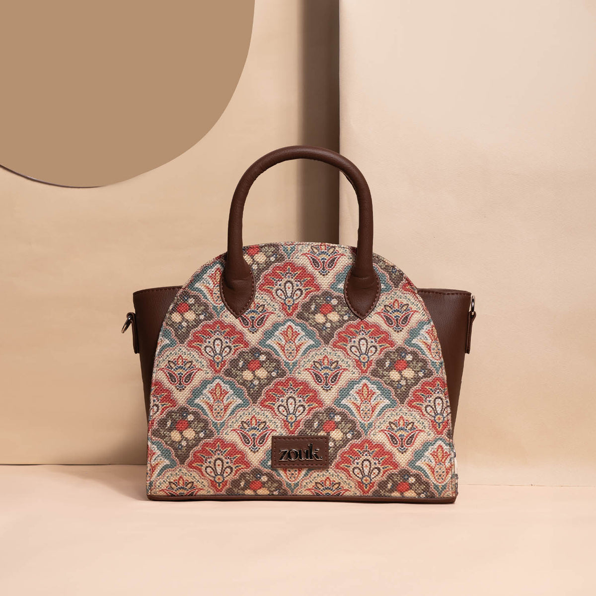 City Satchel Bag - Mughal Art Multicolor