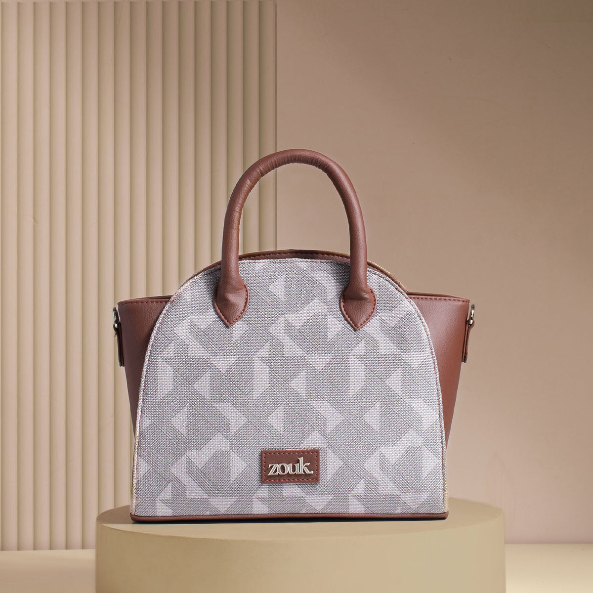 City Satchel Bag - Aravalli Abstract