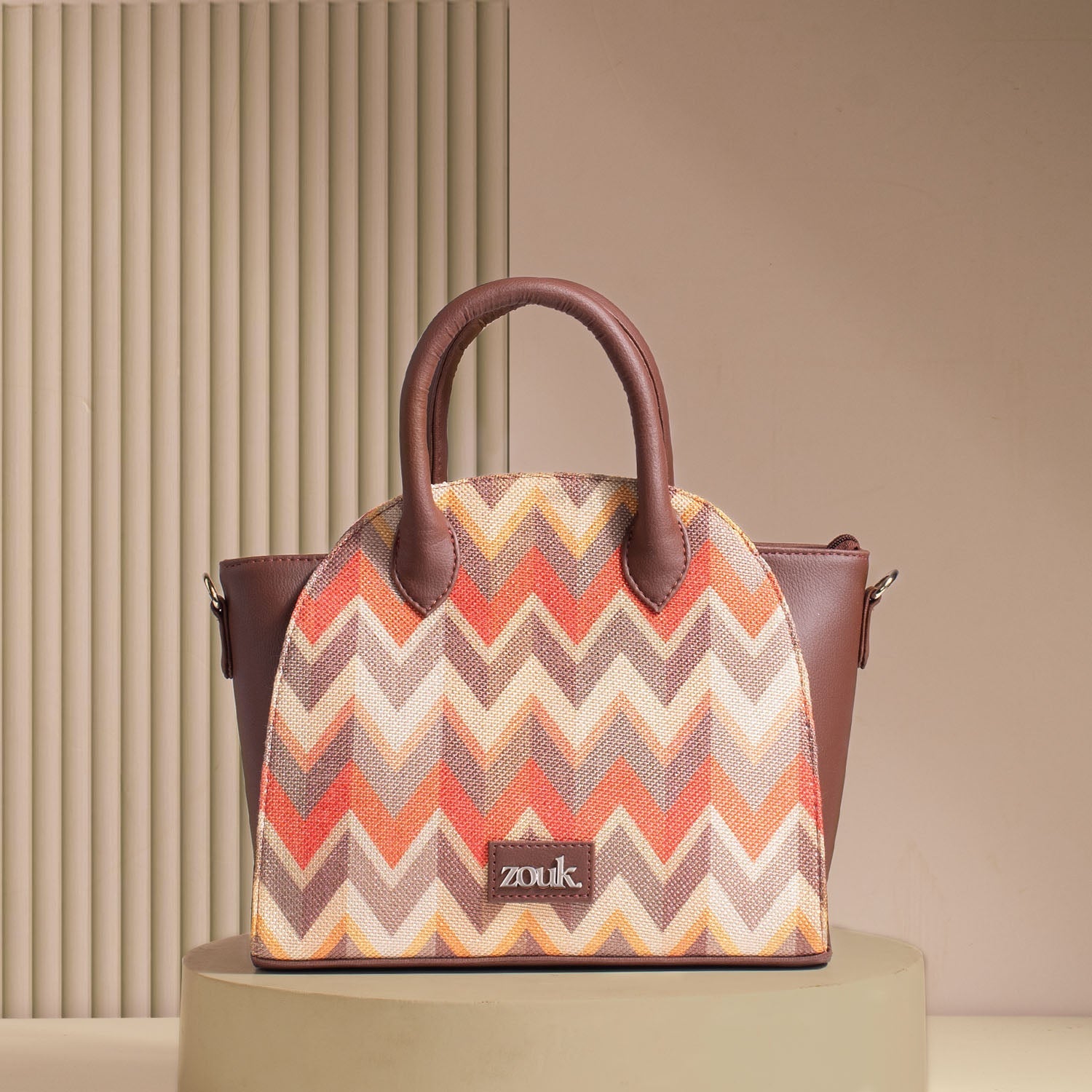 ZIP-Konkona City Satchel Bag - Tidal Wave