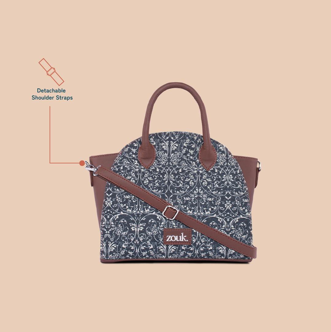 City Satchel Bag - Lattice Lace