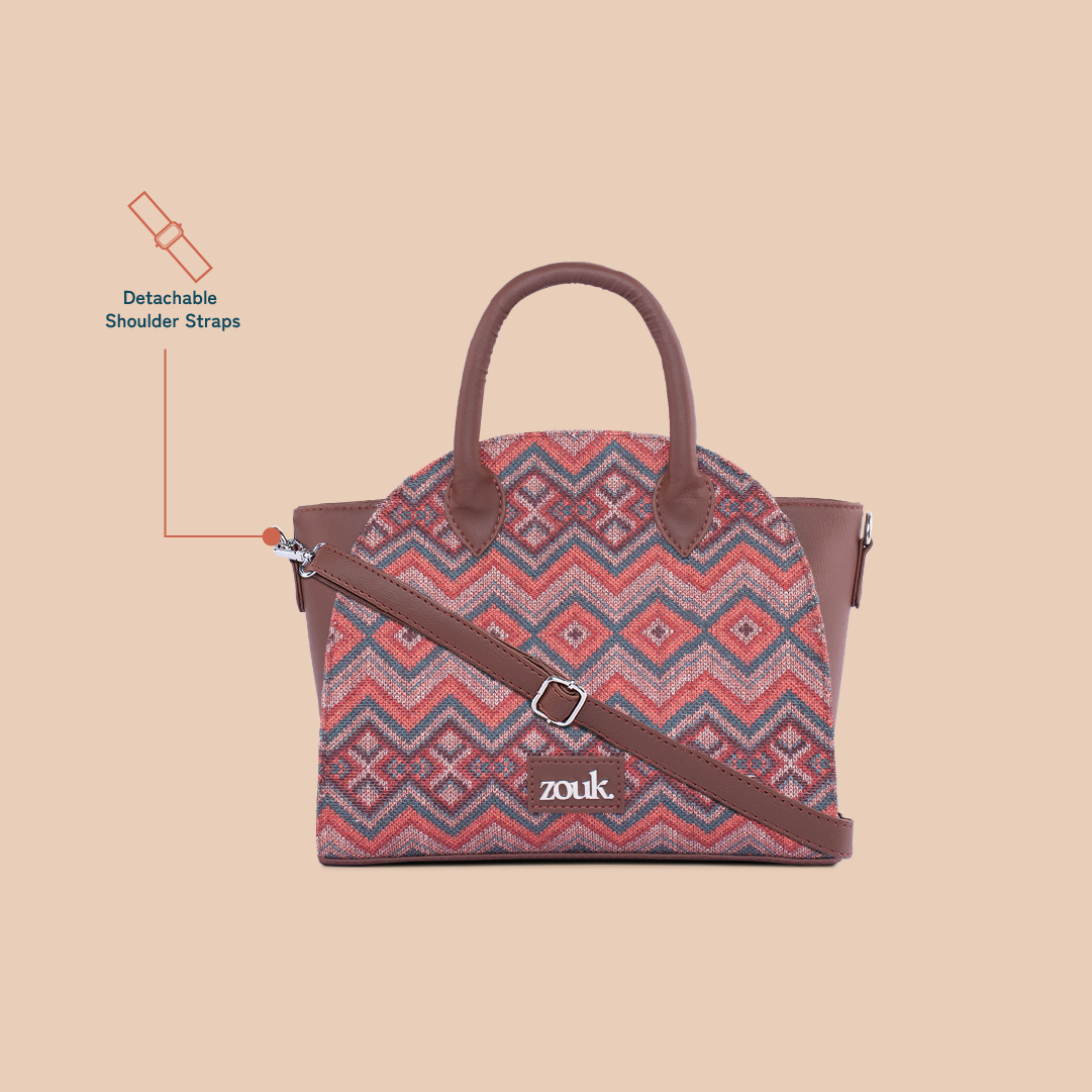 City Satchel Bag - Gwalior Weaves
