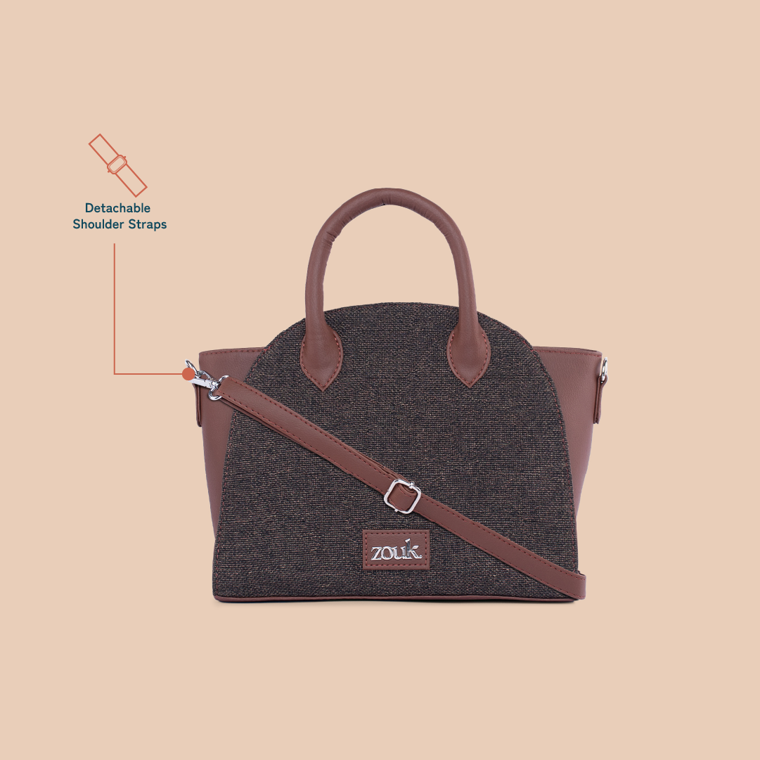 ZIP-Konkona City Satchel Bag - Bristel