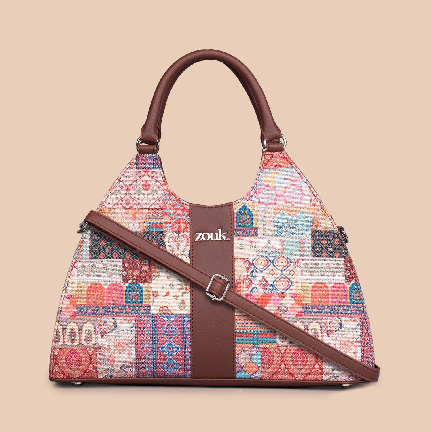 Konkona Statement Satchel Bag - Kutch Gamthi