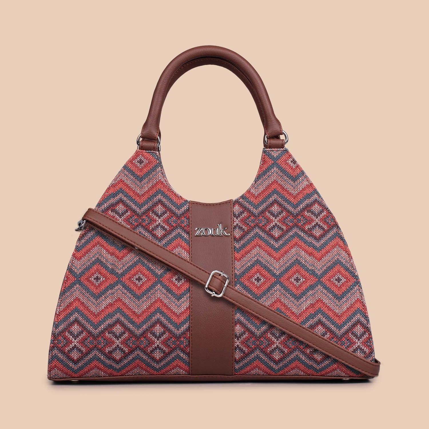 Konkona Statement Satchel Bag - Gwalior Weaves