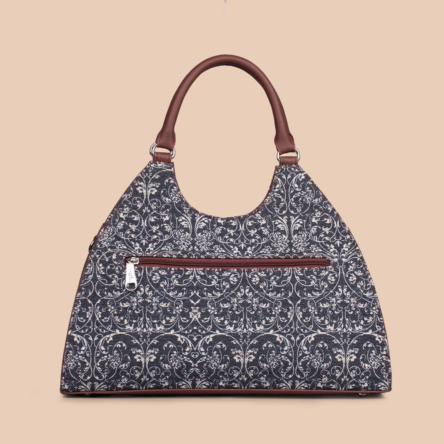 Konkona Statement Satchel Bag - Lattice Lace