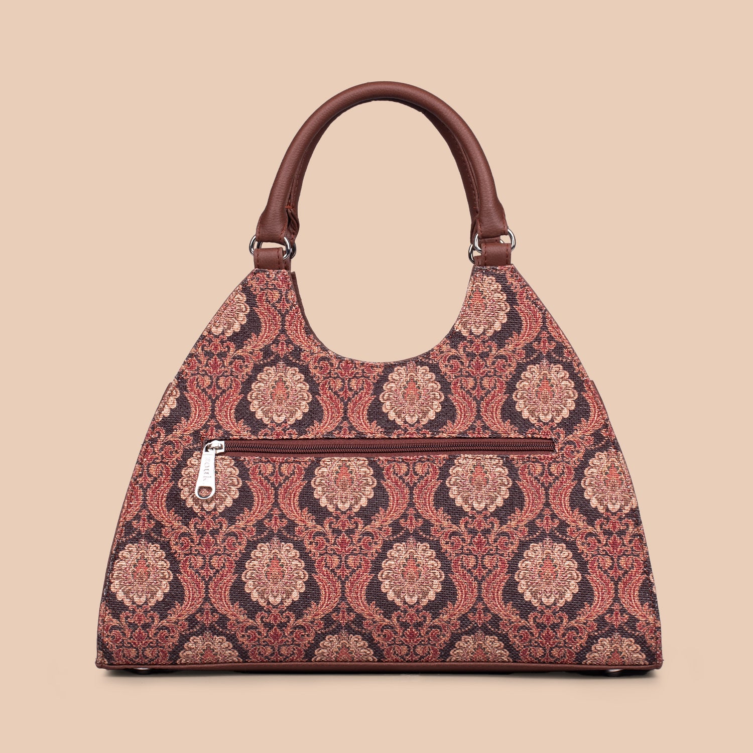 Konkona Statement Satchel Bag - Jodhpur Damask