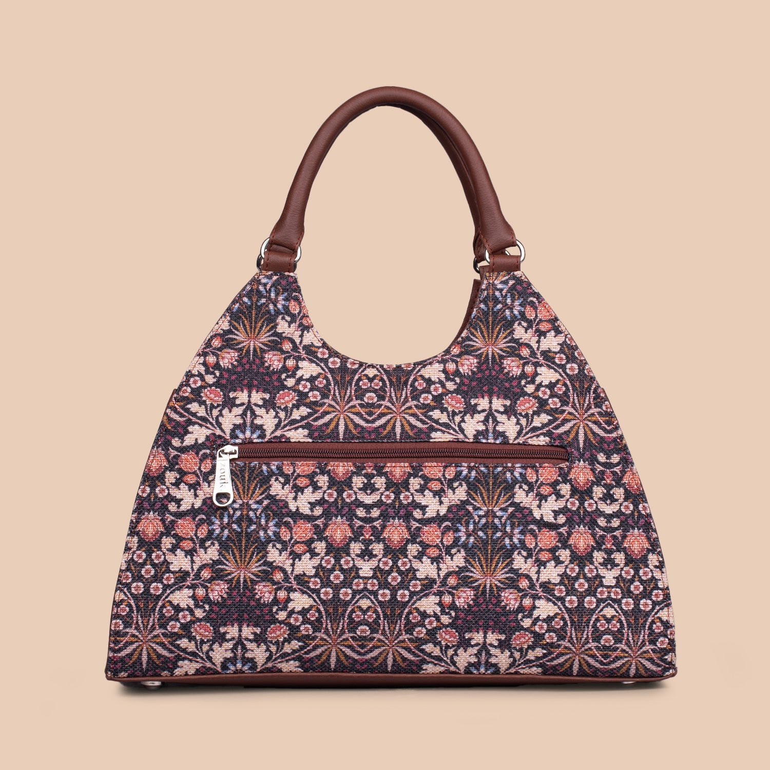 Konkona Statement Satchel Bag - Kashmir Blooms