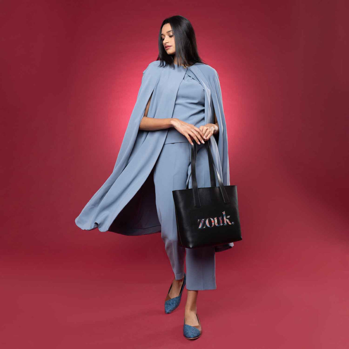 Kovil Blue Signature Tote