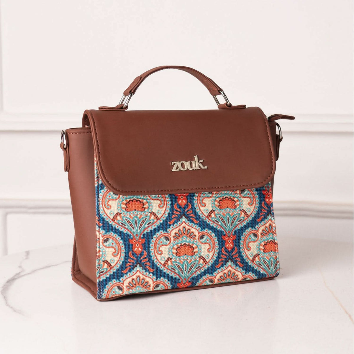 Kovil Blue Statement Sling Bag