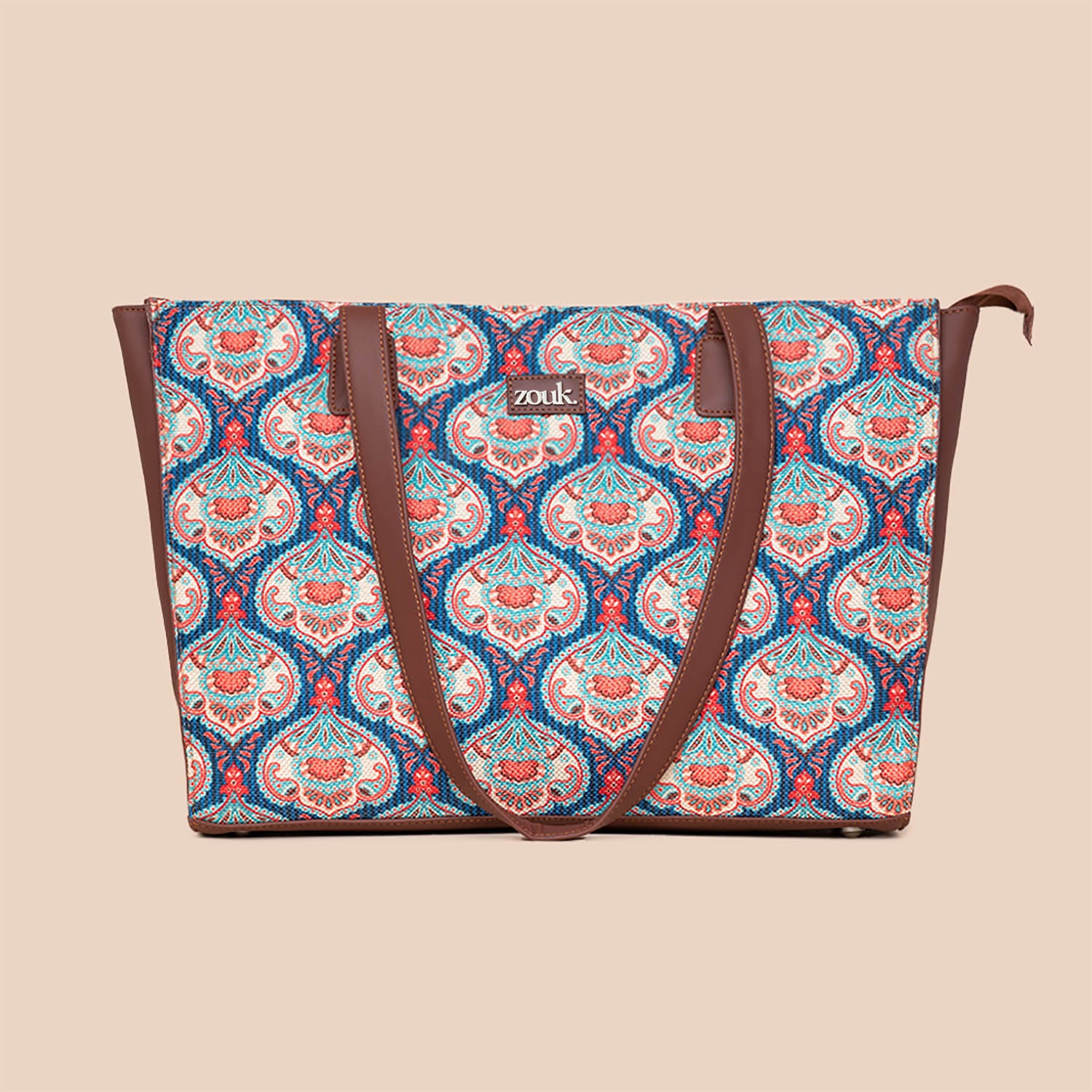 Kovil Blue Office Tote Bag