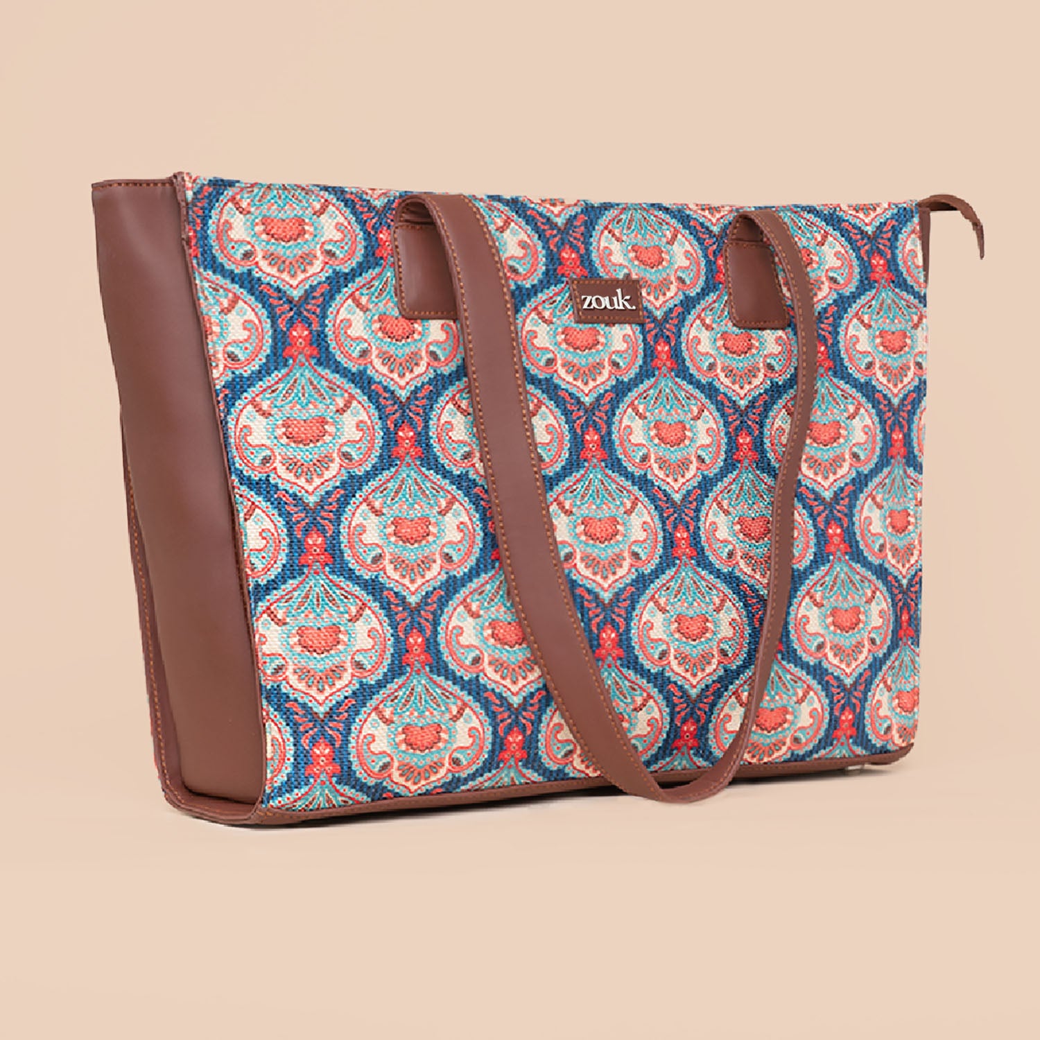 Kovil Blue Office Tote Bag