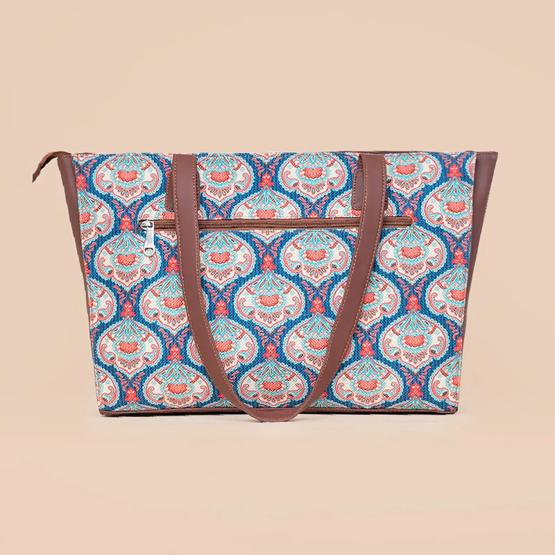 Kovil Blue - Office Tote Bag & Lunch Bag Combo