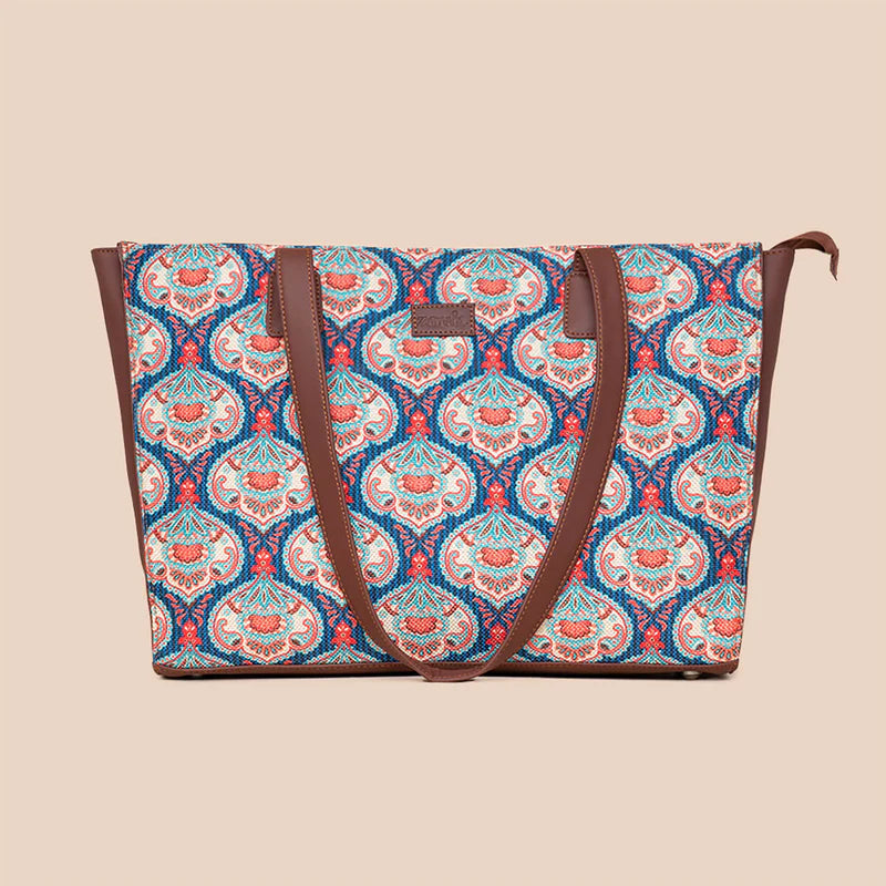 Kovil Blue - Office Tote Bag & Lunch Bag Combo