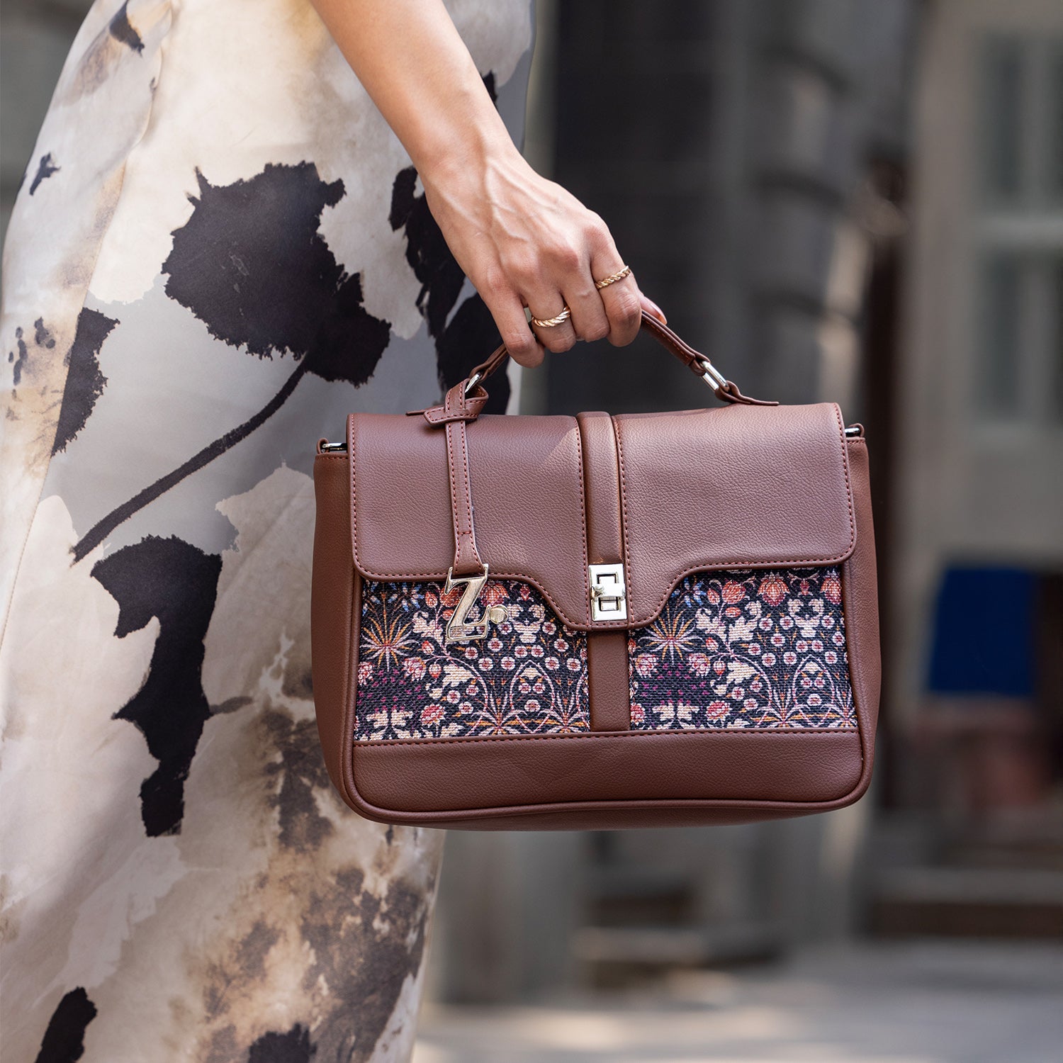 Kriti Sanon - Kashmir Blooms Nessa Satchel