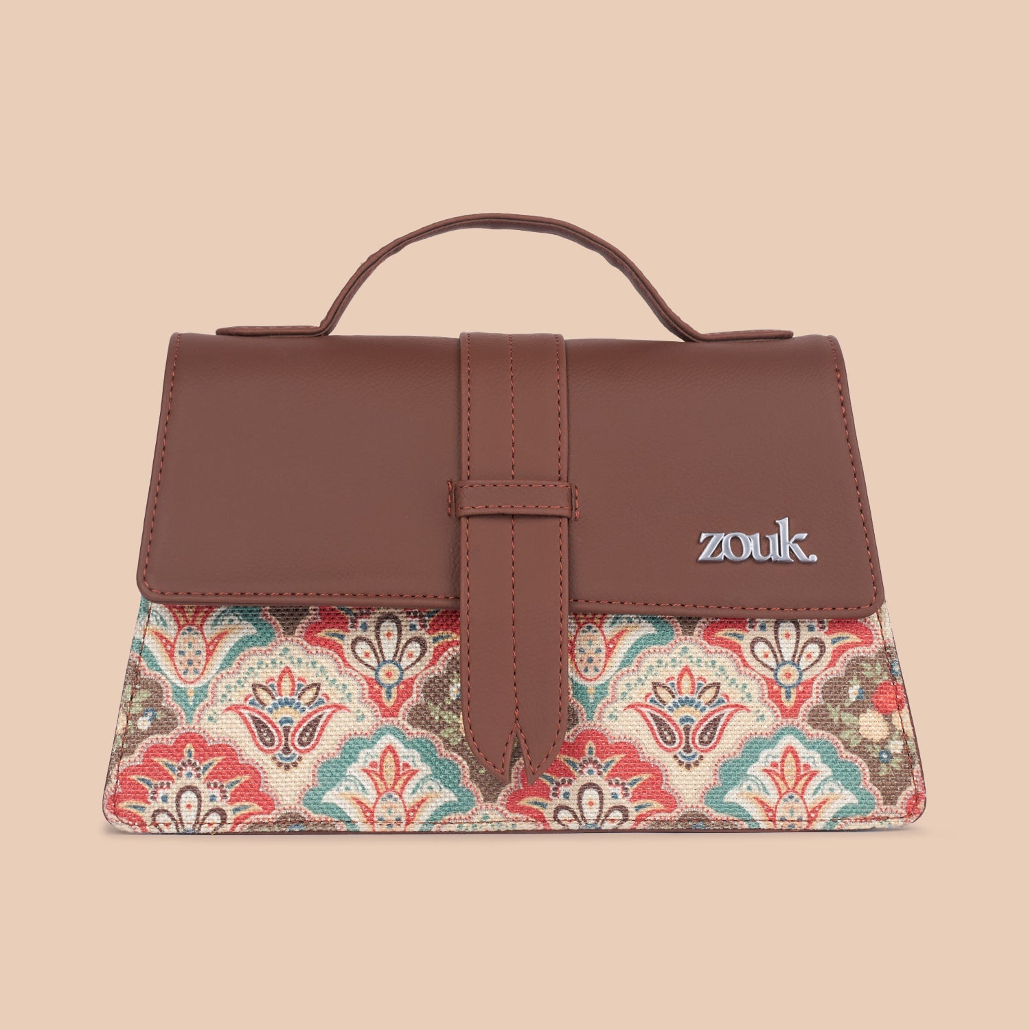 ZIP-Kriti Sanon - Mughal Art Multicolor Iconic Evening Satchel