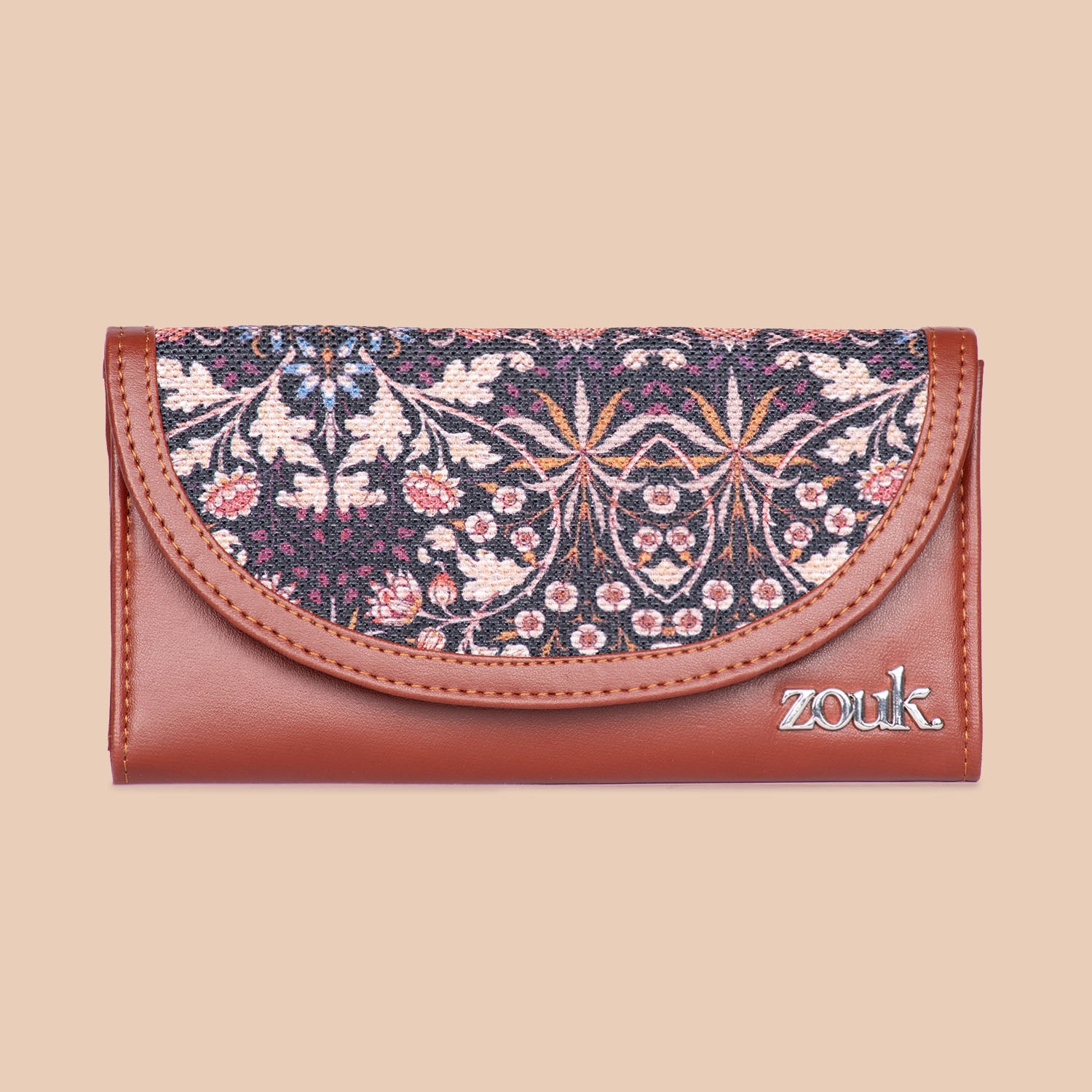 Kashmir Blooms Kyra Flap Wallet