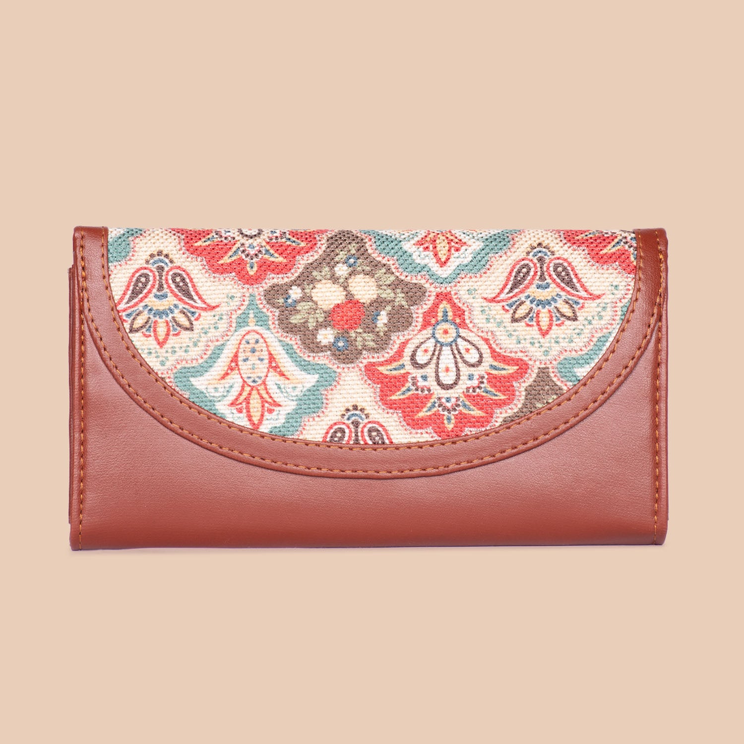 Mughal Art Multicolor Kyra Flap Wallet