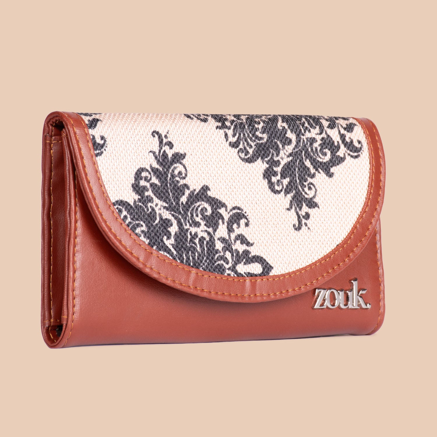 Mughal Motif Kyra Flap Wallet