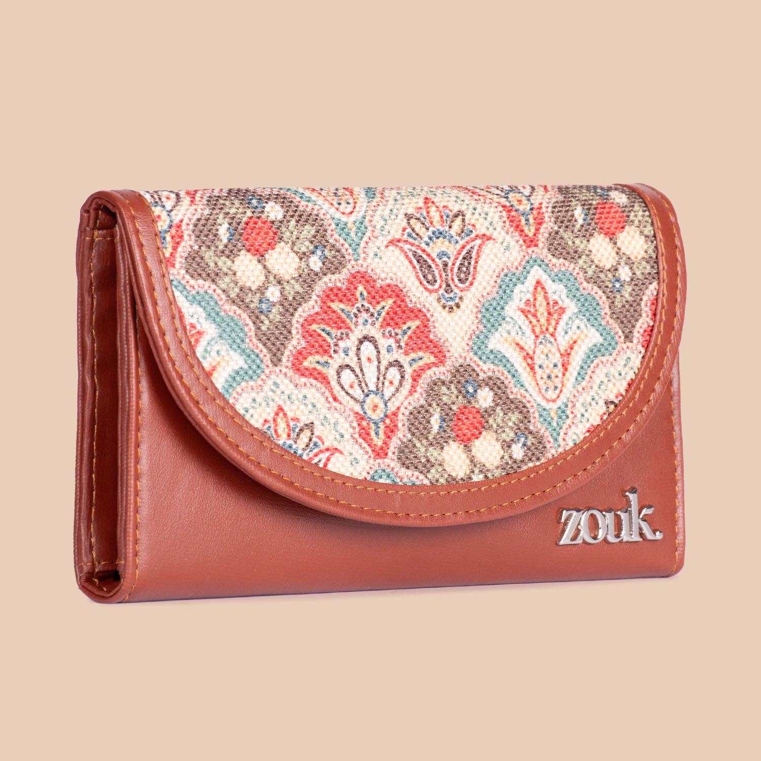 Mughal Art Multicolor Kyra Flap Wallet