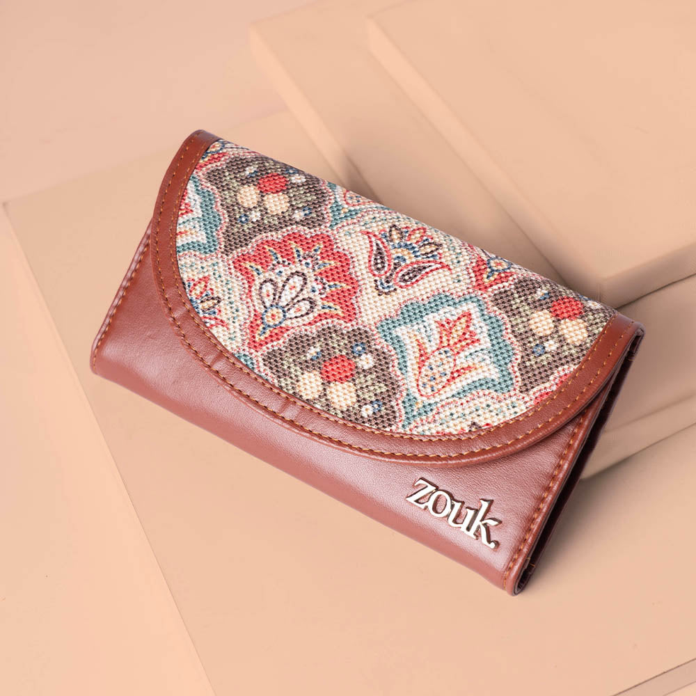 Mughal Art Multicolor Kyra Flap Wallet