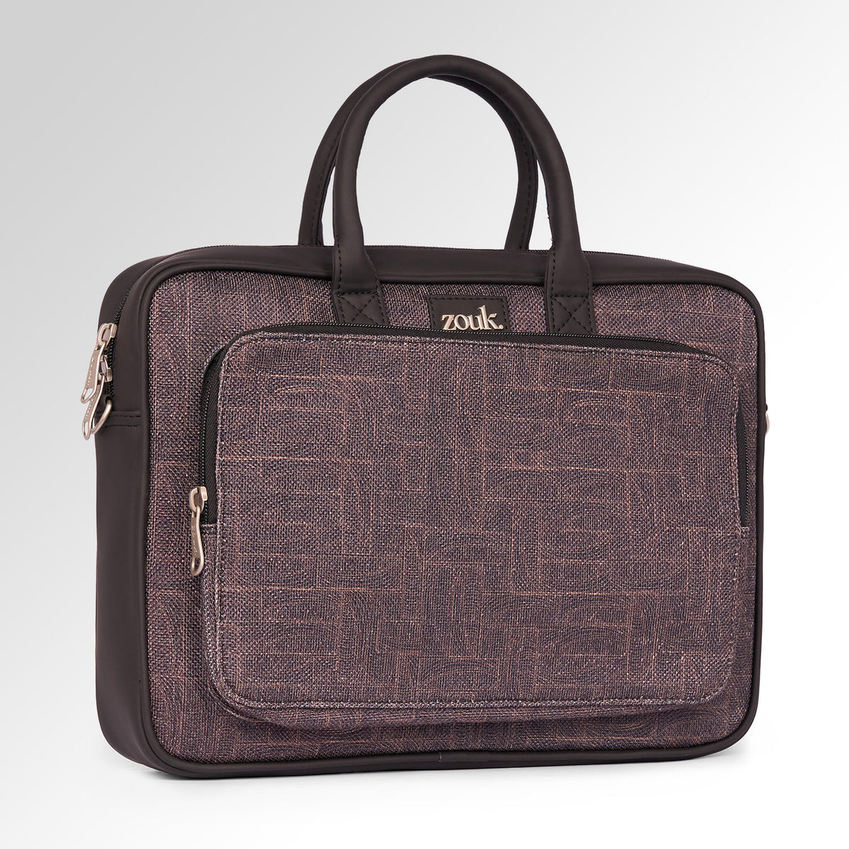 Golkonda Brass Men's Laptop Bag  (Black)