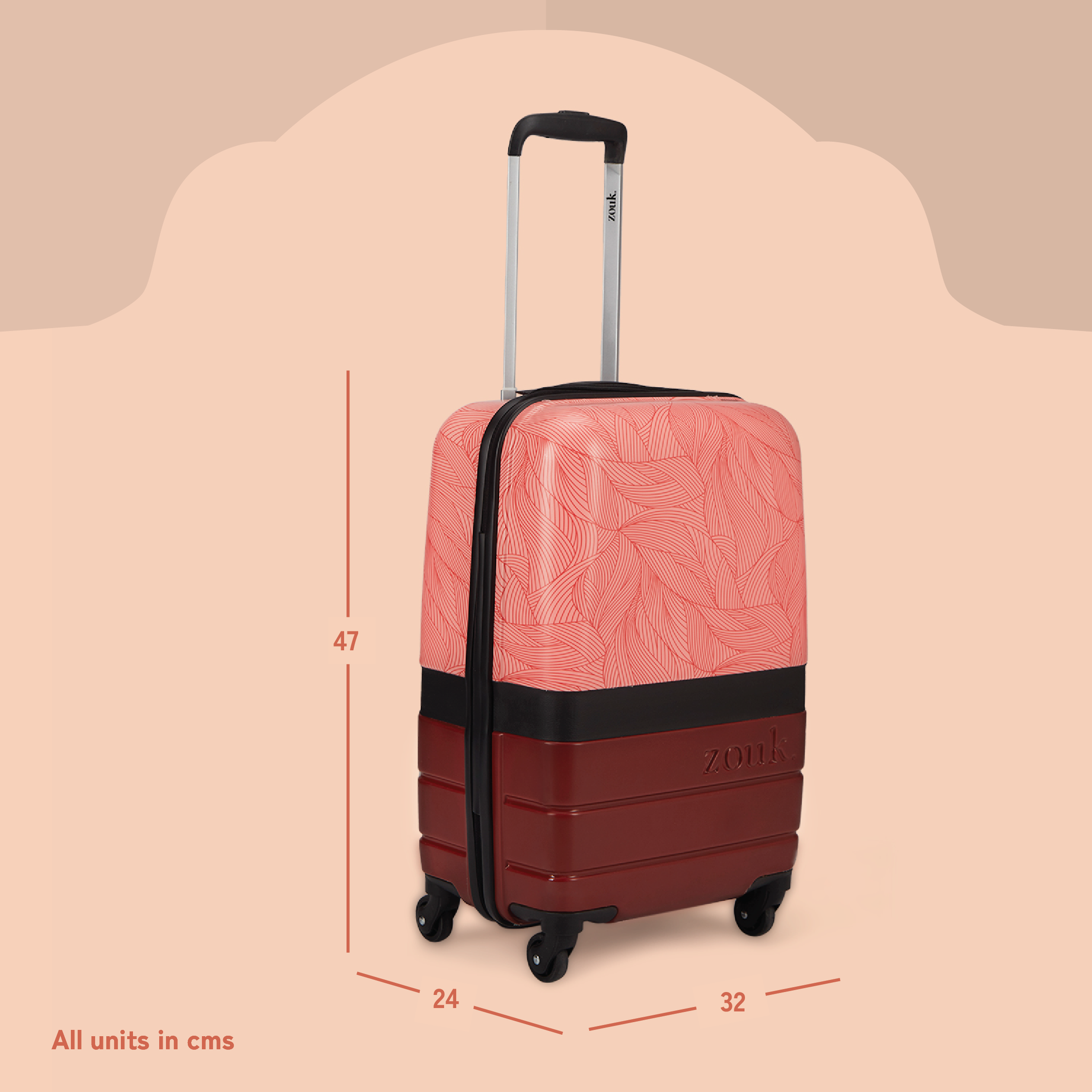 Andaman Crest Raahi Trolley Bag (Cabin)