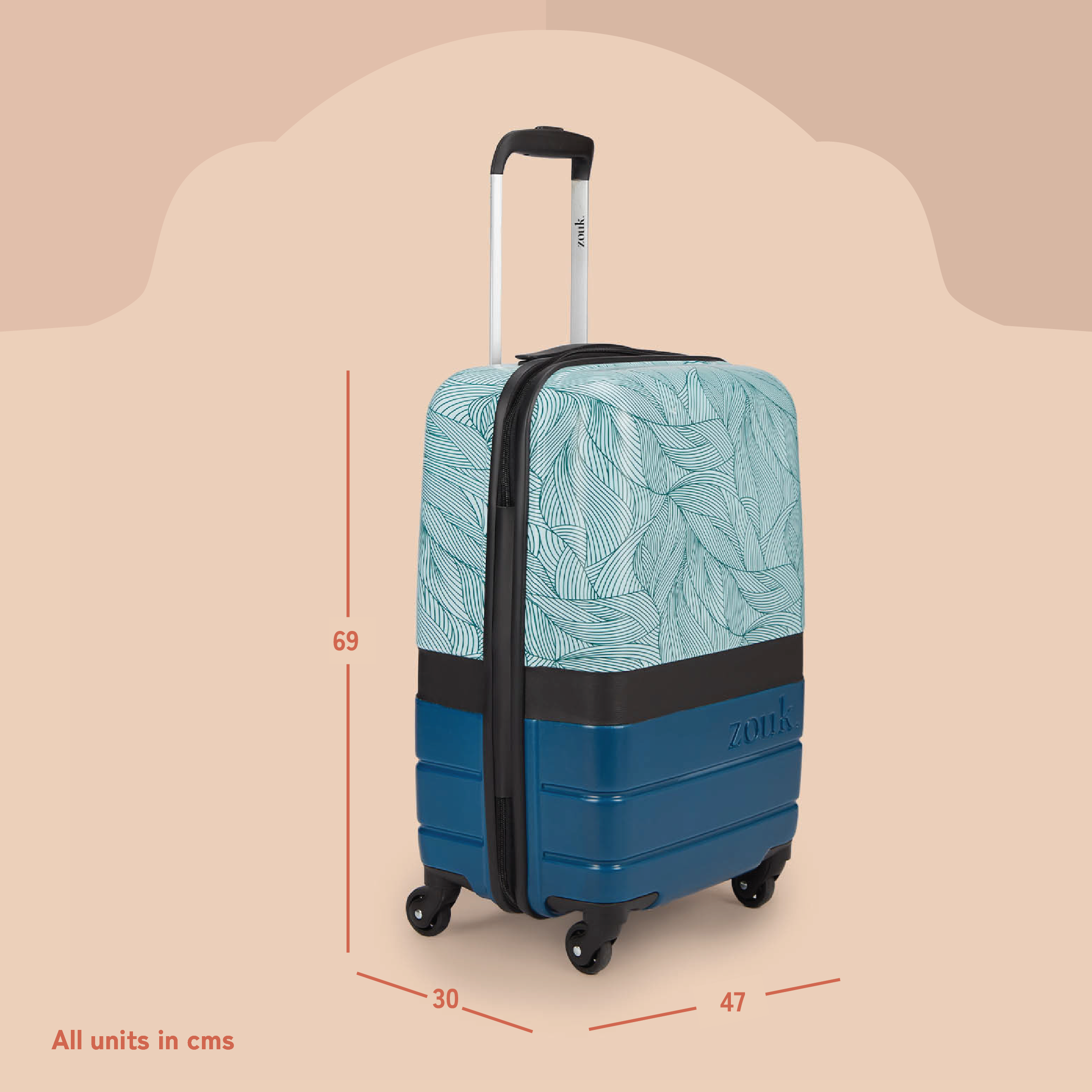 Calangute Tides Raahi Trolley Bag (Large)