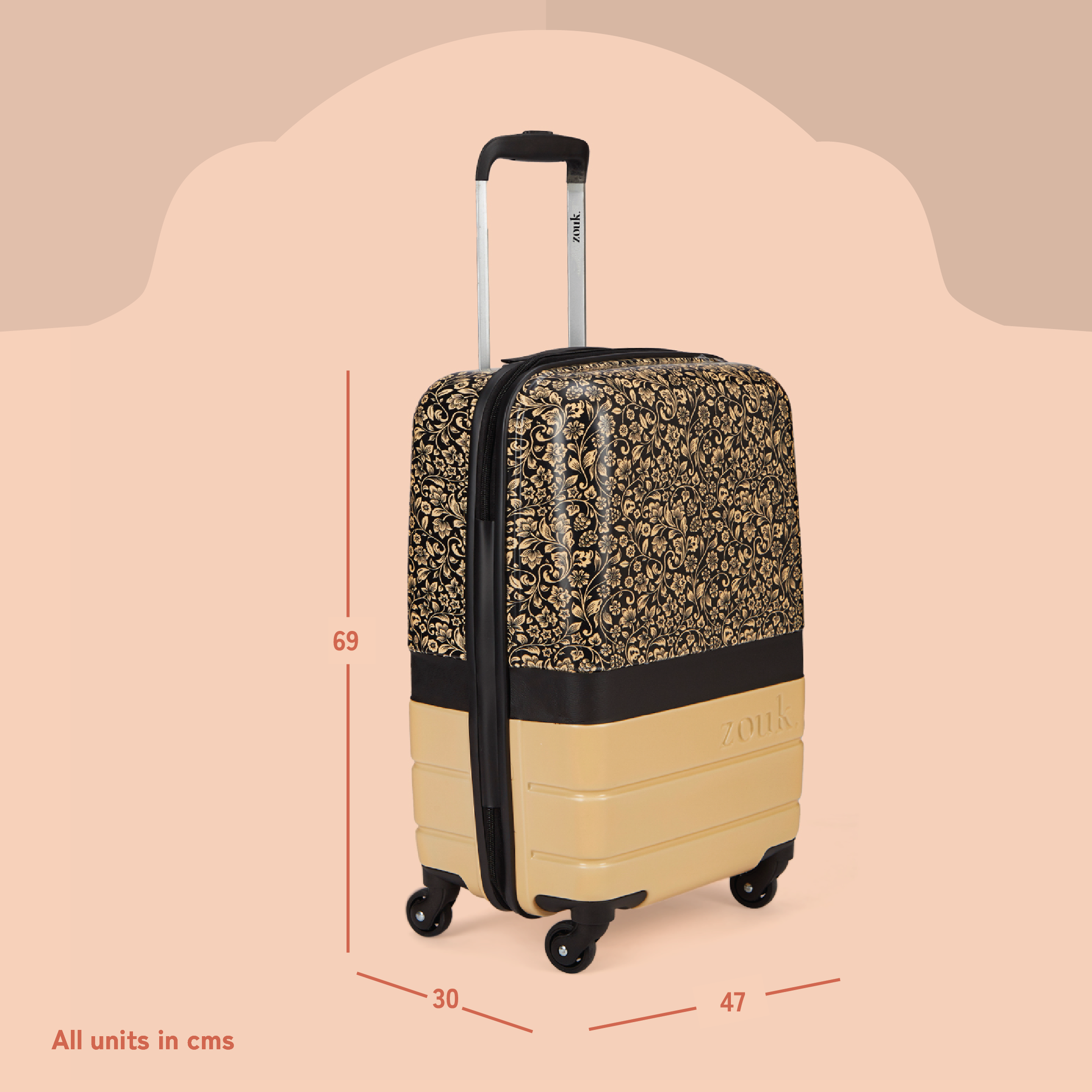 FloMotif Raahi Trolley Bag (Large)