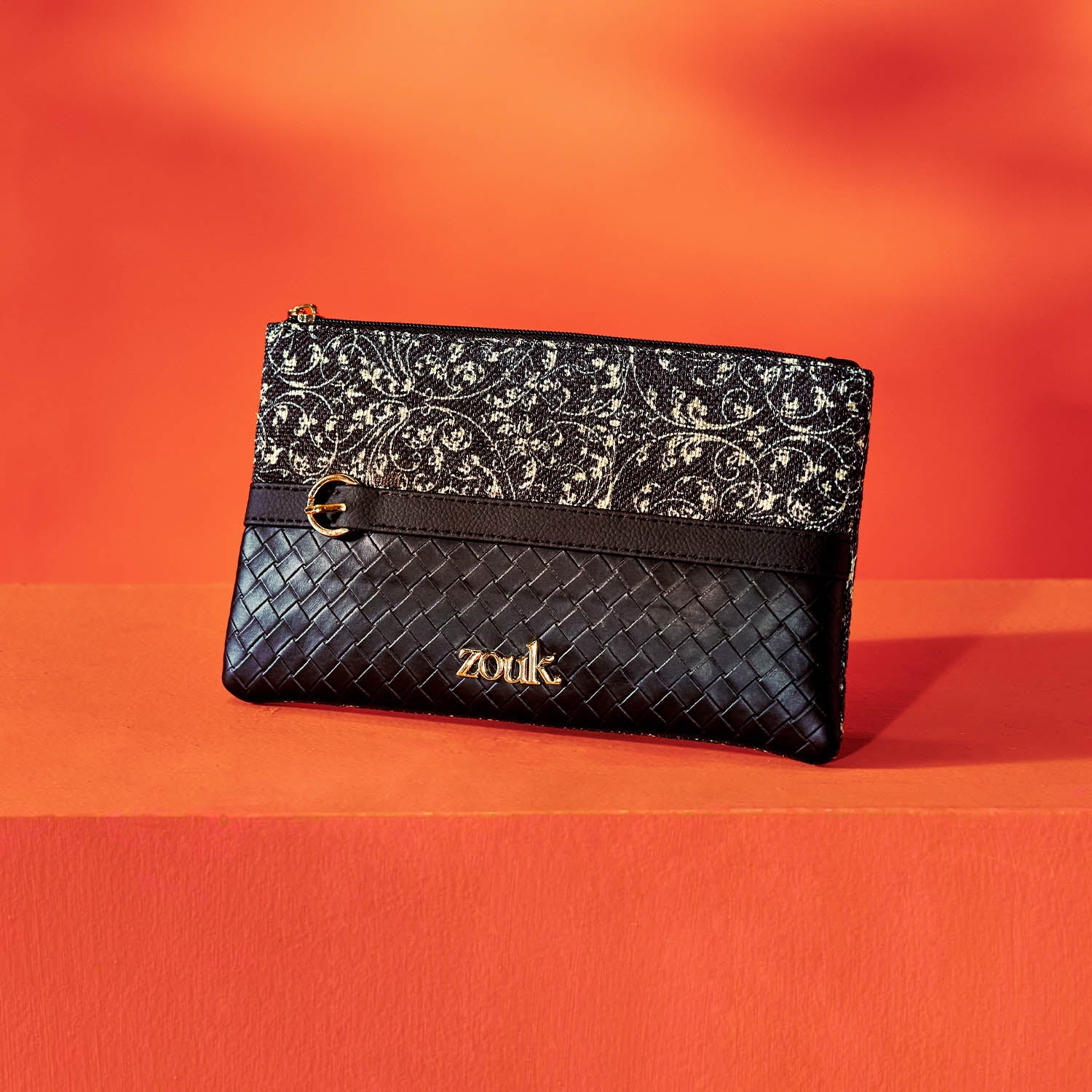 ZIP-Clara Cosmetic Pouch - Lattice Lace