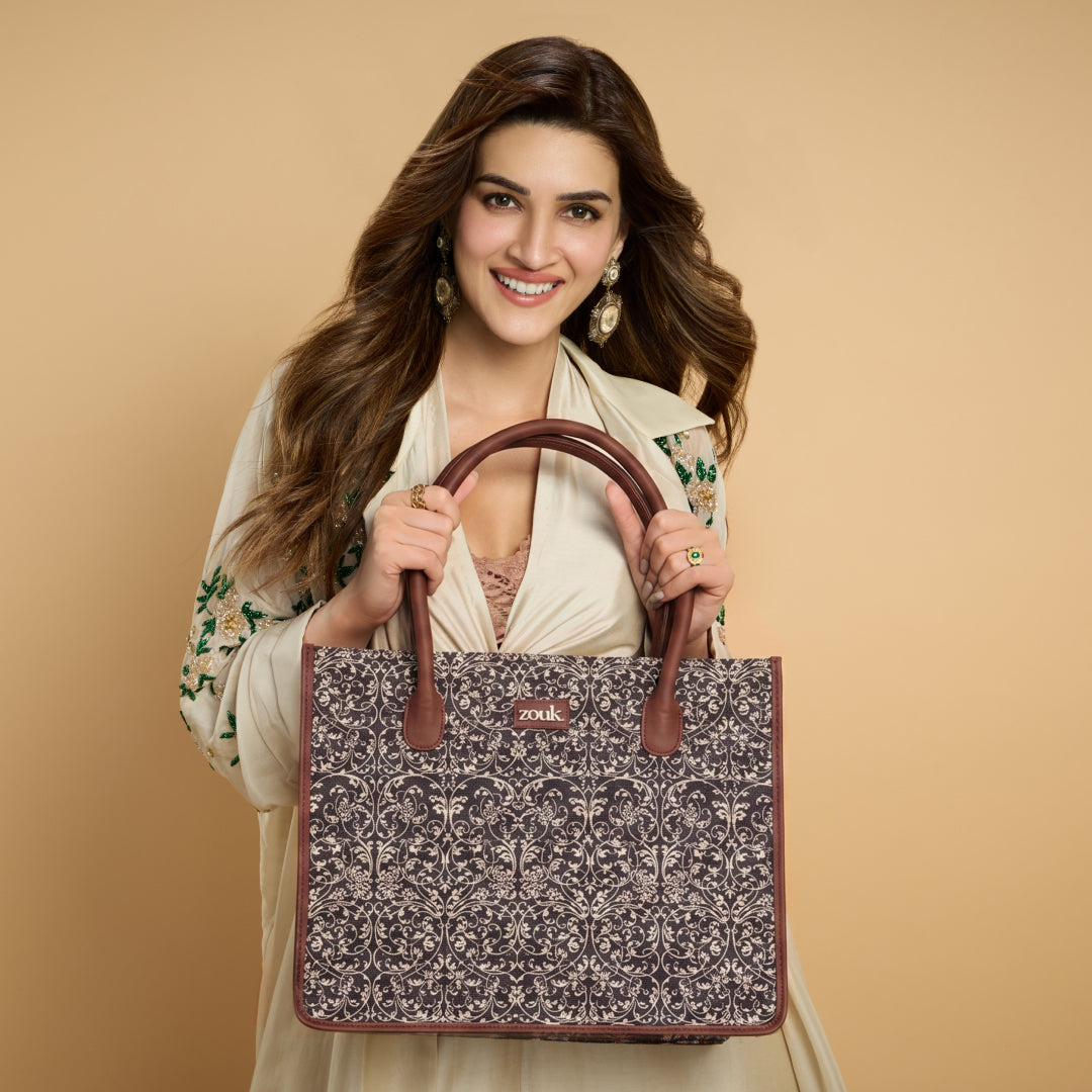 Lattice Lace Book Tote