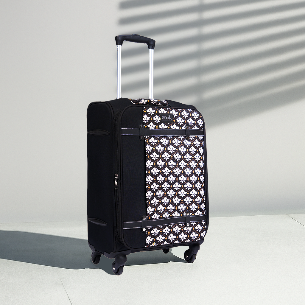 Bidri Kaiser Saira Trolley Bag - (Black)