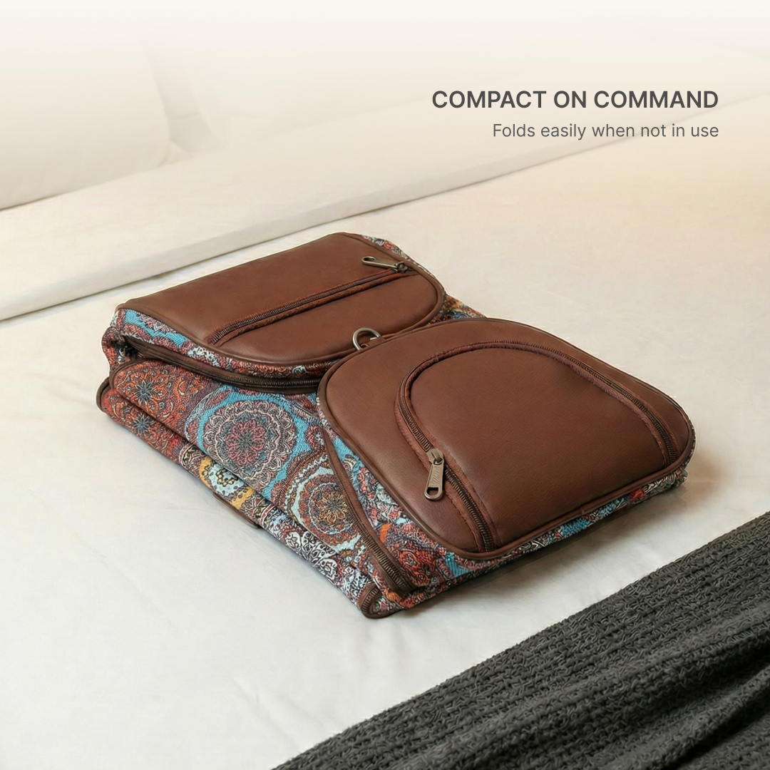 Multicolor Mandala Print Weekender Duffel Bag