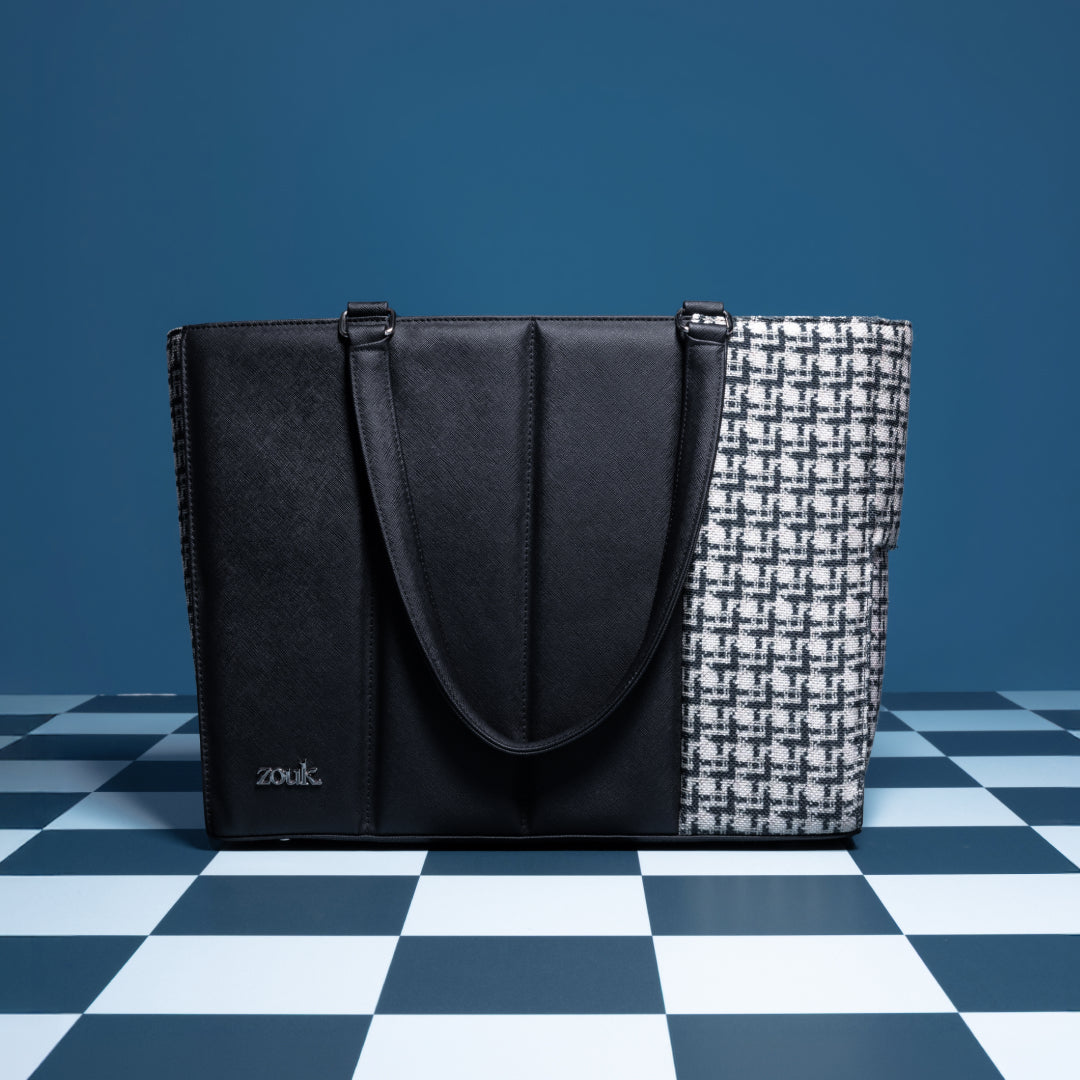 Carter Checks Ace Office Bag (Black)