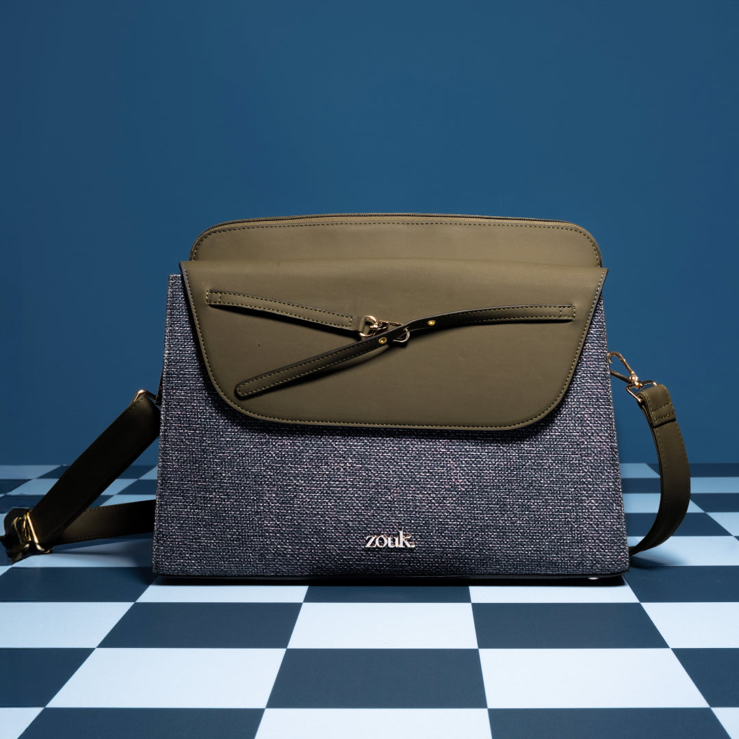 Sandrift Maven Office Handbag (Olive)