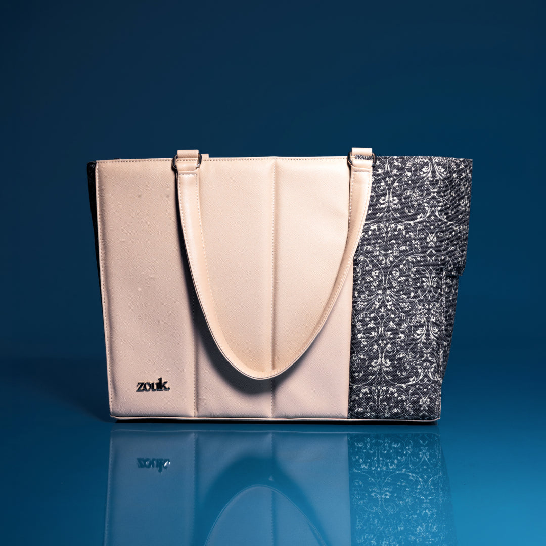 Lattice Lace Ace Office Bag (Beige)
