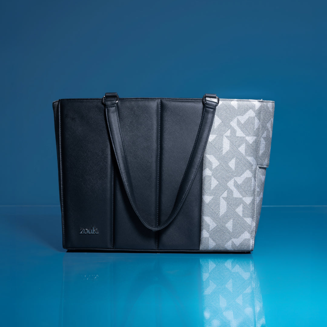 Aravali Abstract Ace Office Bag (Navy Blue)