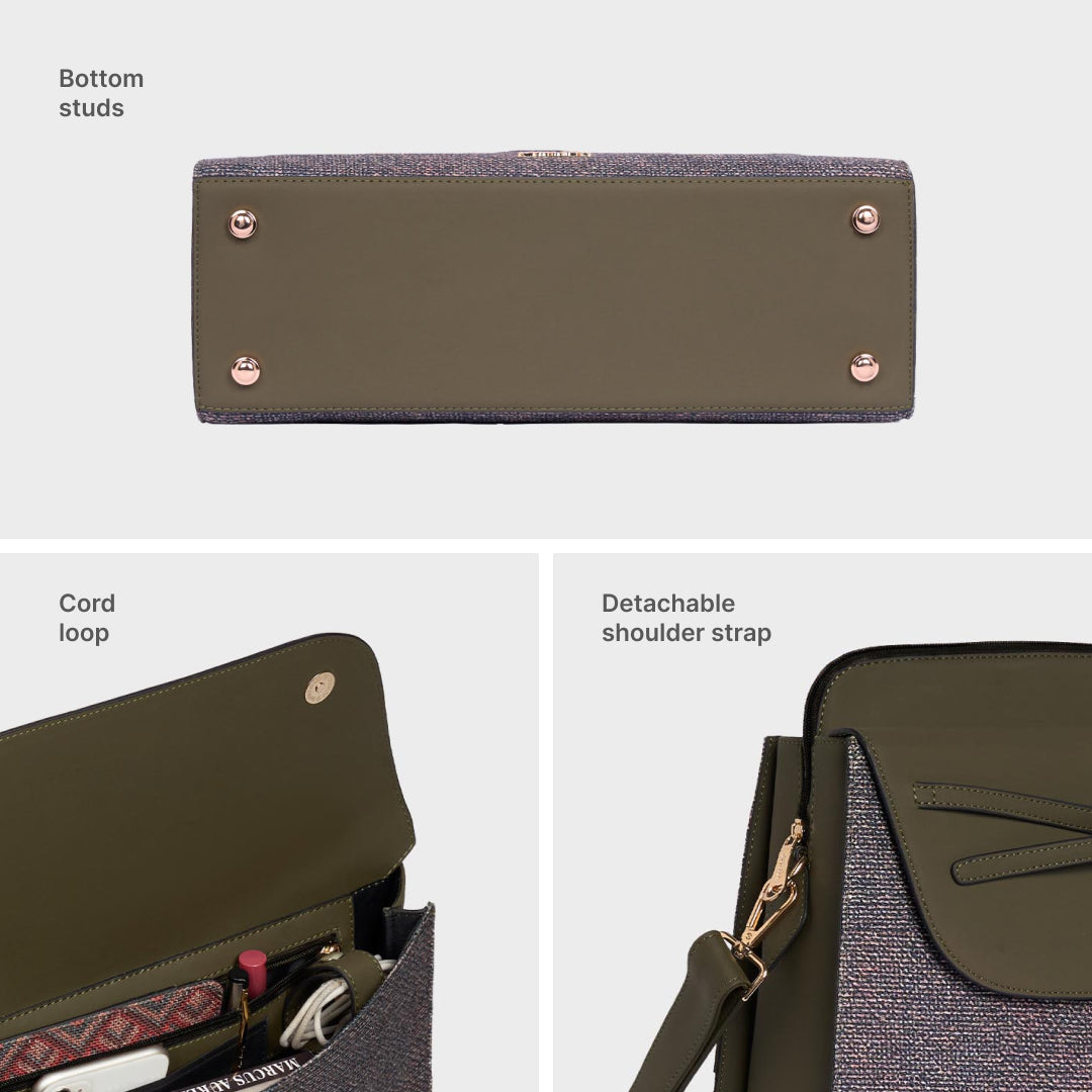 Sandrift Maven Office Handbag (Olive)