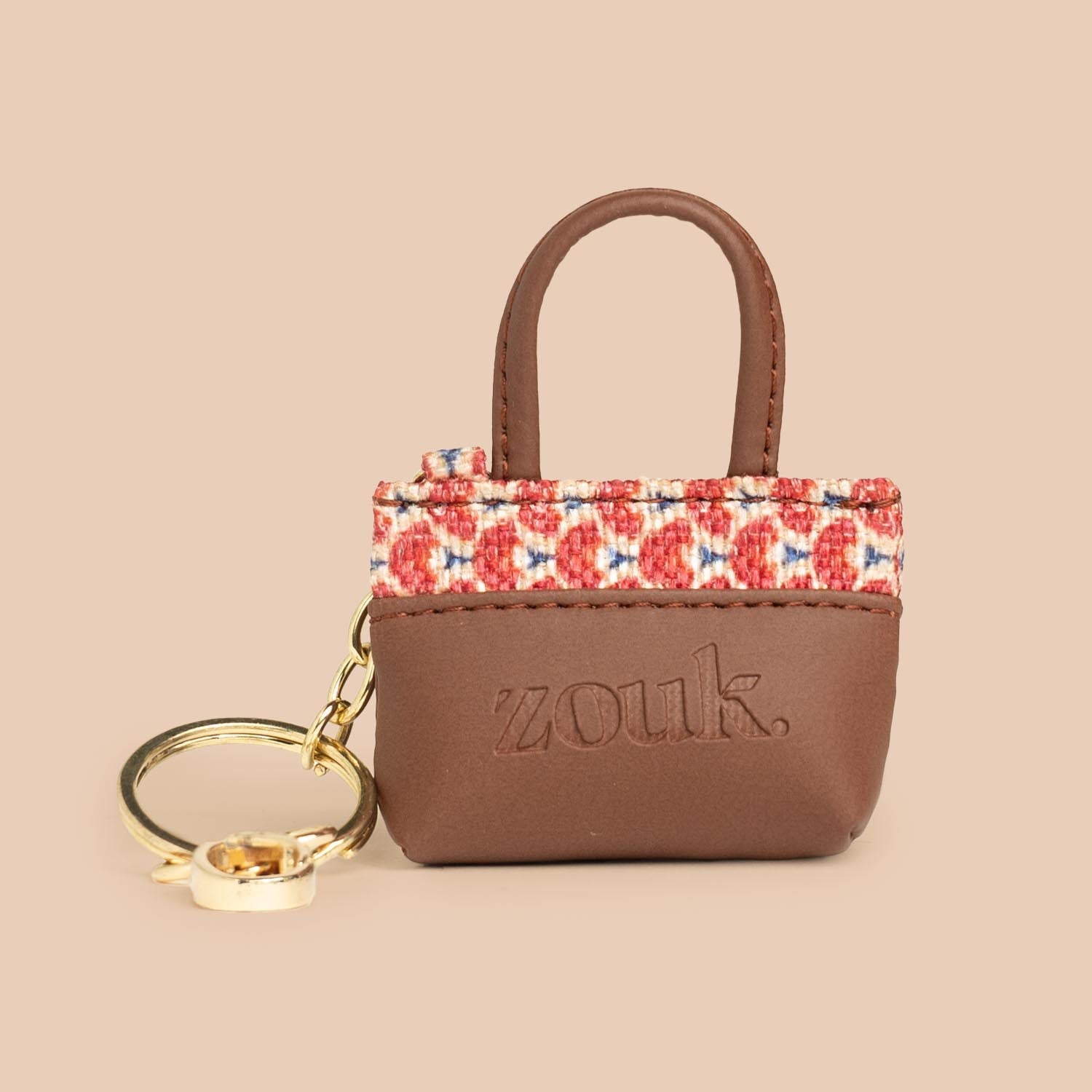 ZIP-Madurai Mosaic Power Potli Keychain