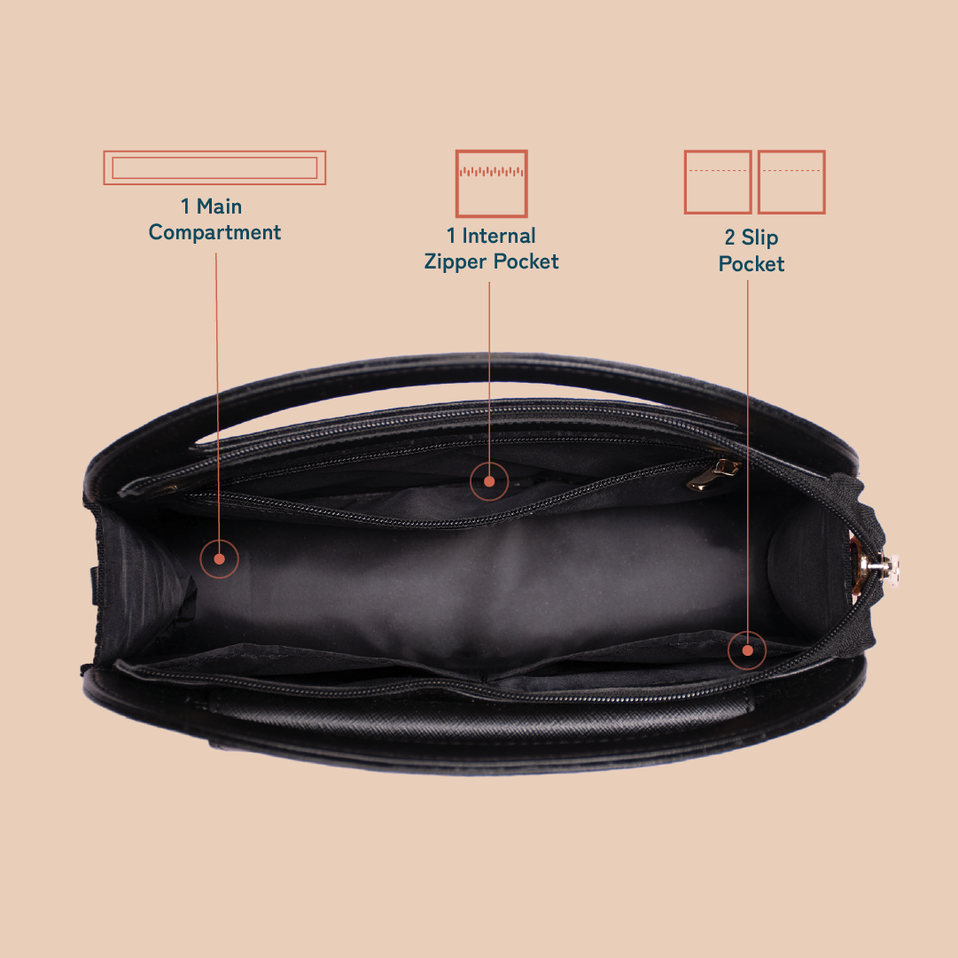 ZIP-Rhea Kapoor Sling Bag - Malabar Cascades