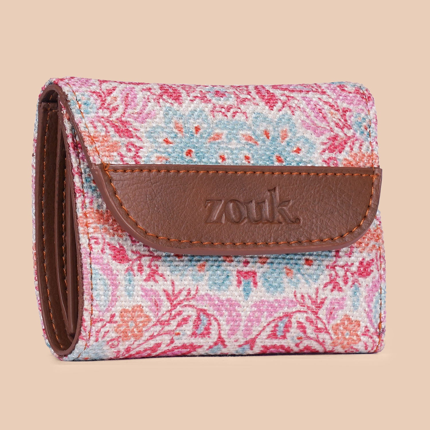 Mangalore Blossoms Trifold Wallet