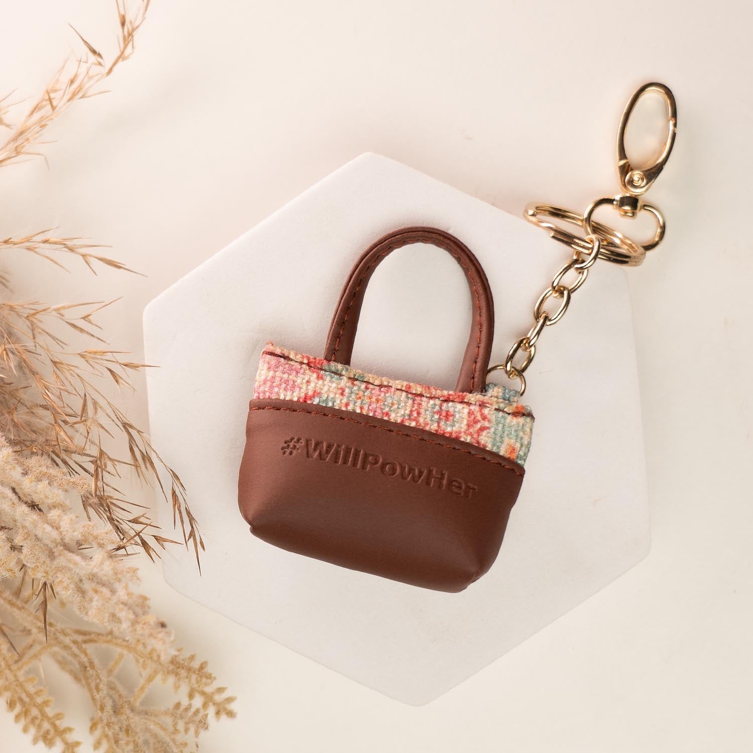 ZIP-Mangalore Blossoms Power Potli Keychain