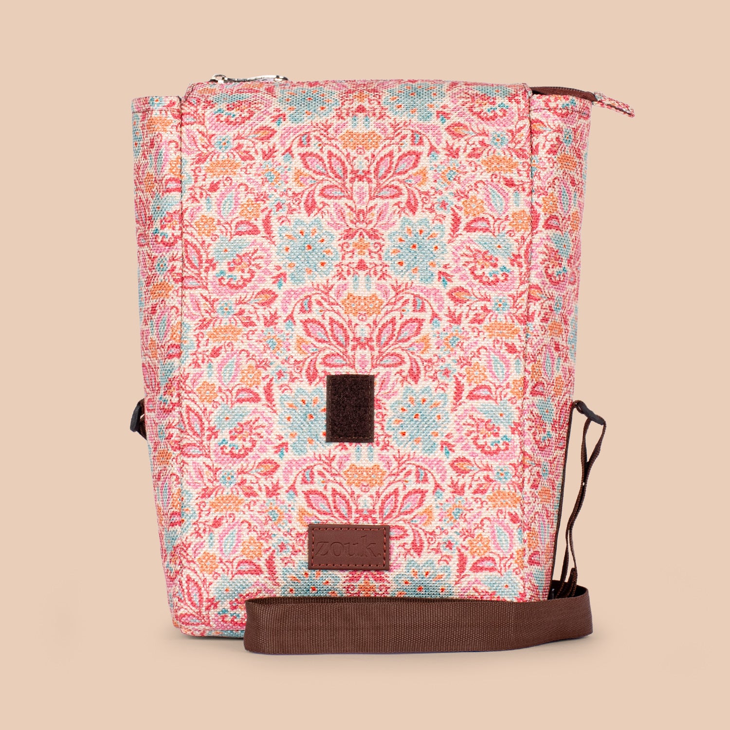 Mangalore Blossoms Roll Up Lunch Bag